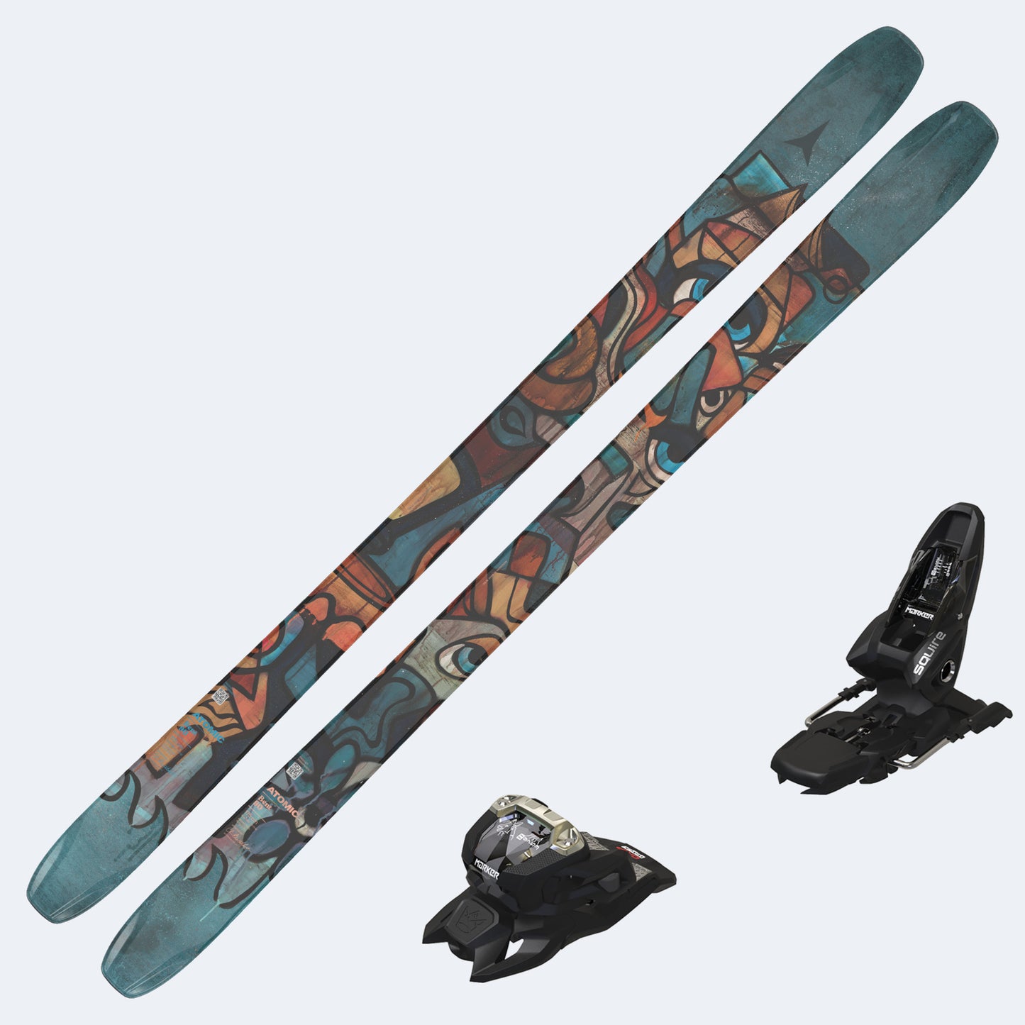 2026 Atomic Bent 90 Skis with Marker Squire 11 Bindings
