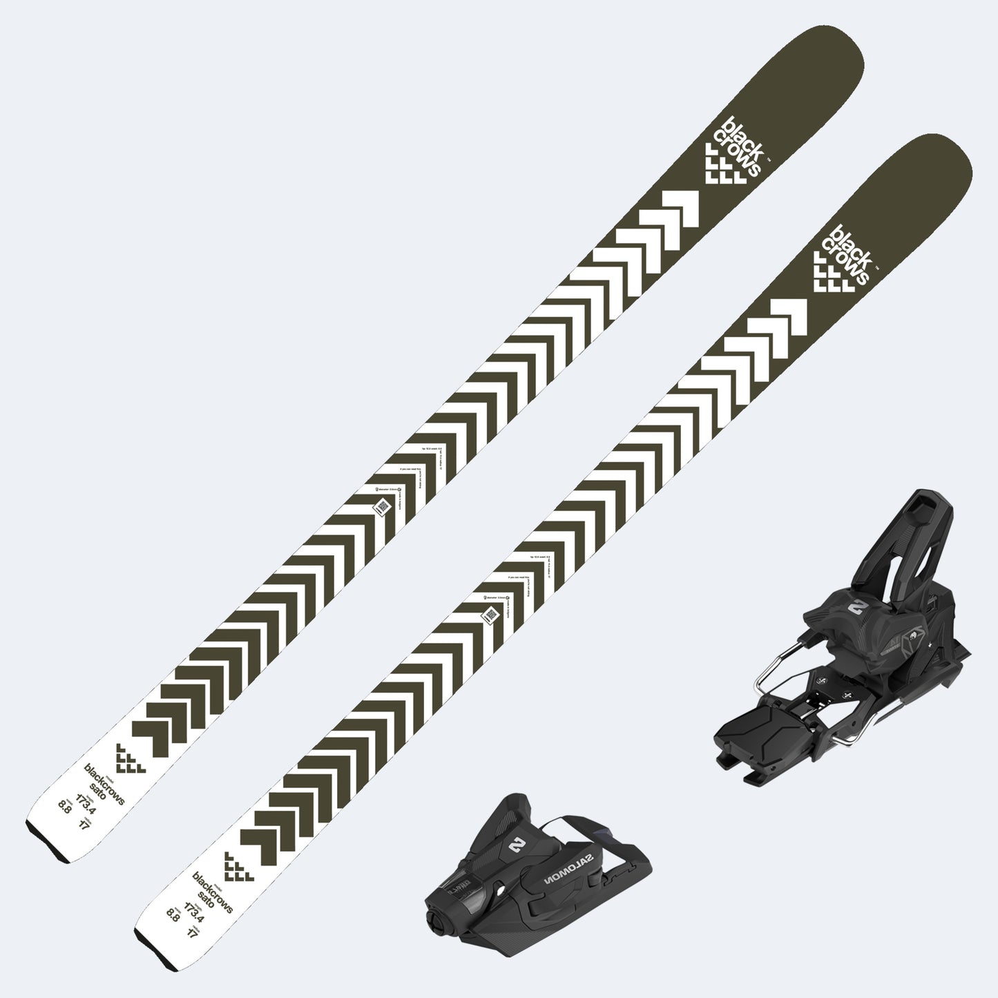 2026 Black Crows Sato Skis with Salomon Strive 14 GW Bindings