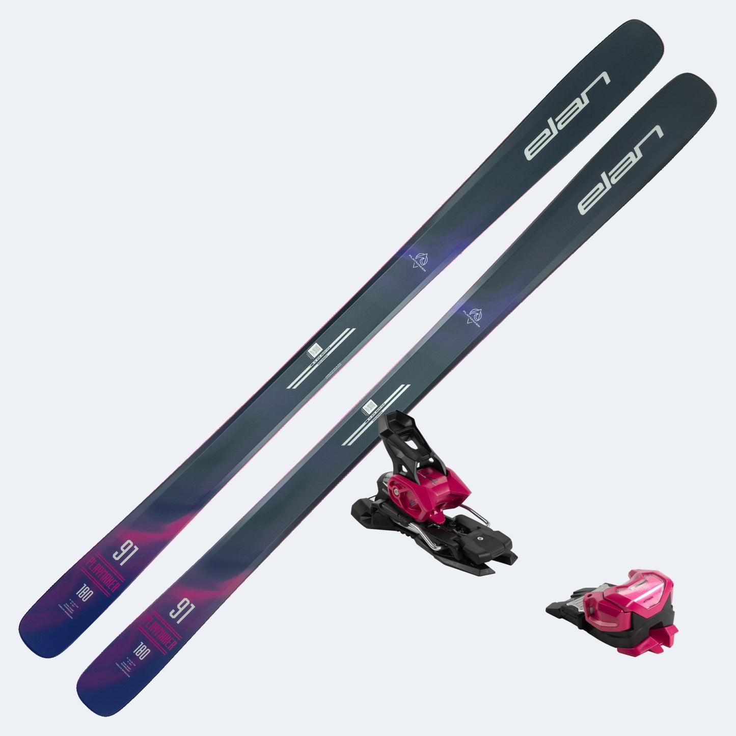 2027 Elan Playmaker 91 Skis with Tyrolia Attack 14 MN Bindings