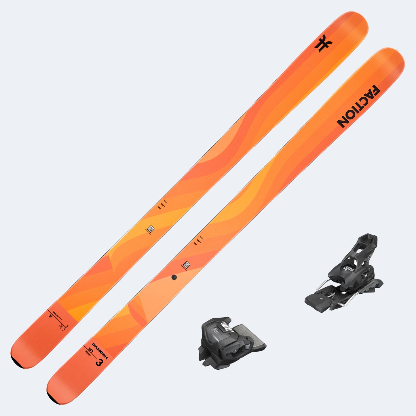 2026 Faction Dancer 3 Skis with Tyrolia Attack 14 GW Bindings