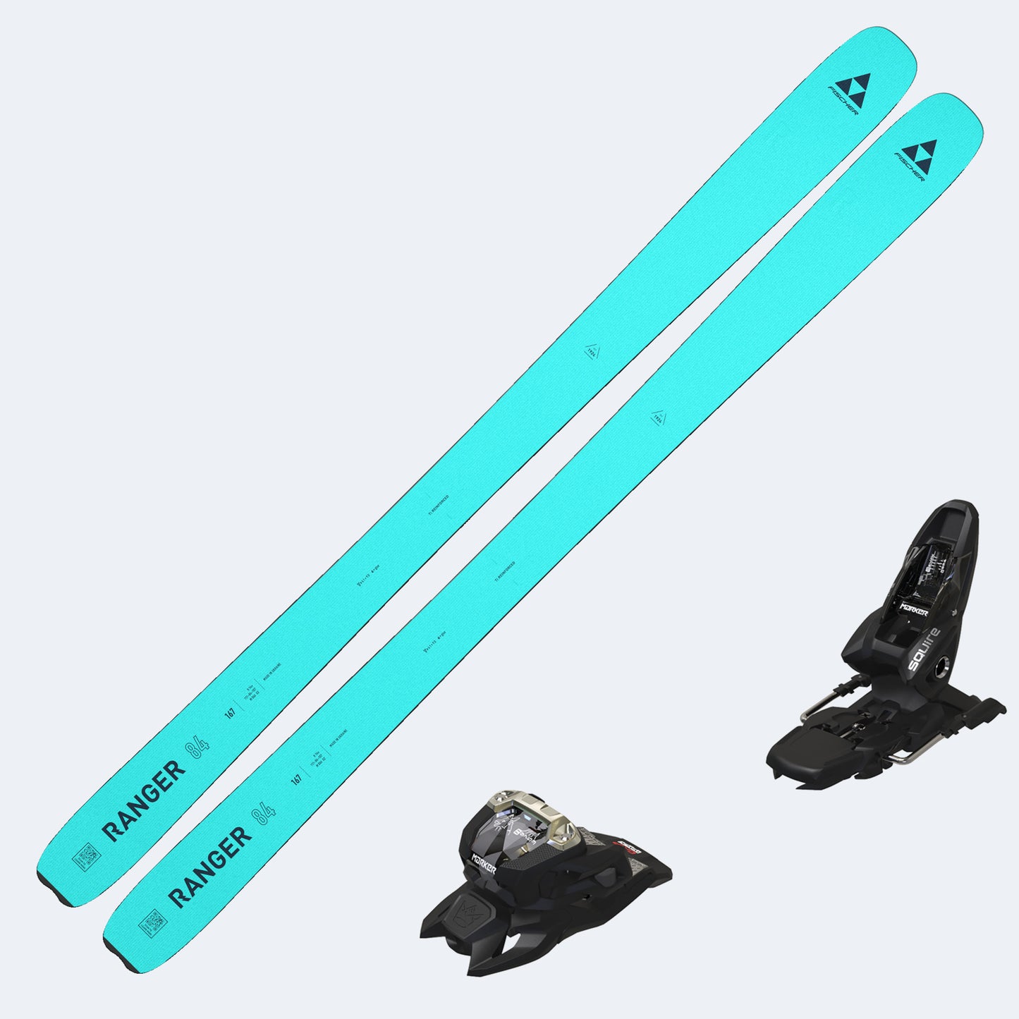 2026 Fischer Ranger 84 Women's Skis with Marker Squire 11 Bindings