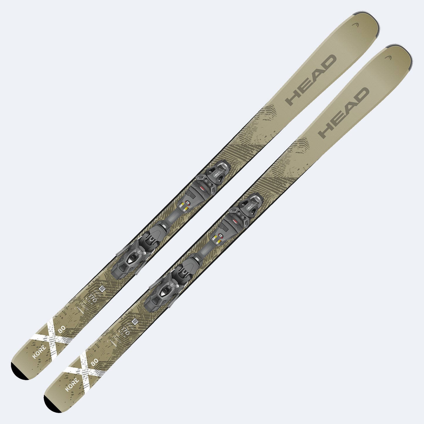 2026 Head Kore X 80 Skis W/ PR 10 GW Bindings