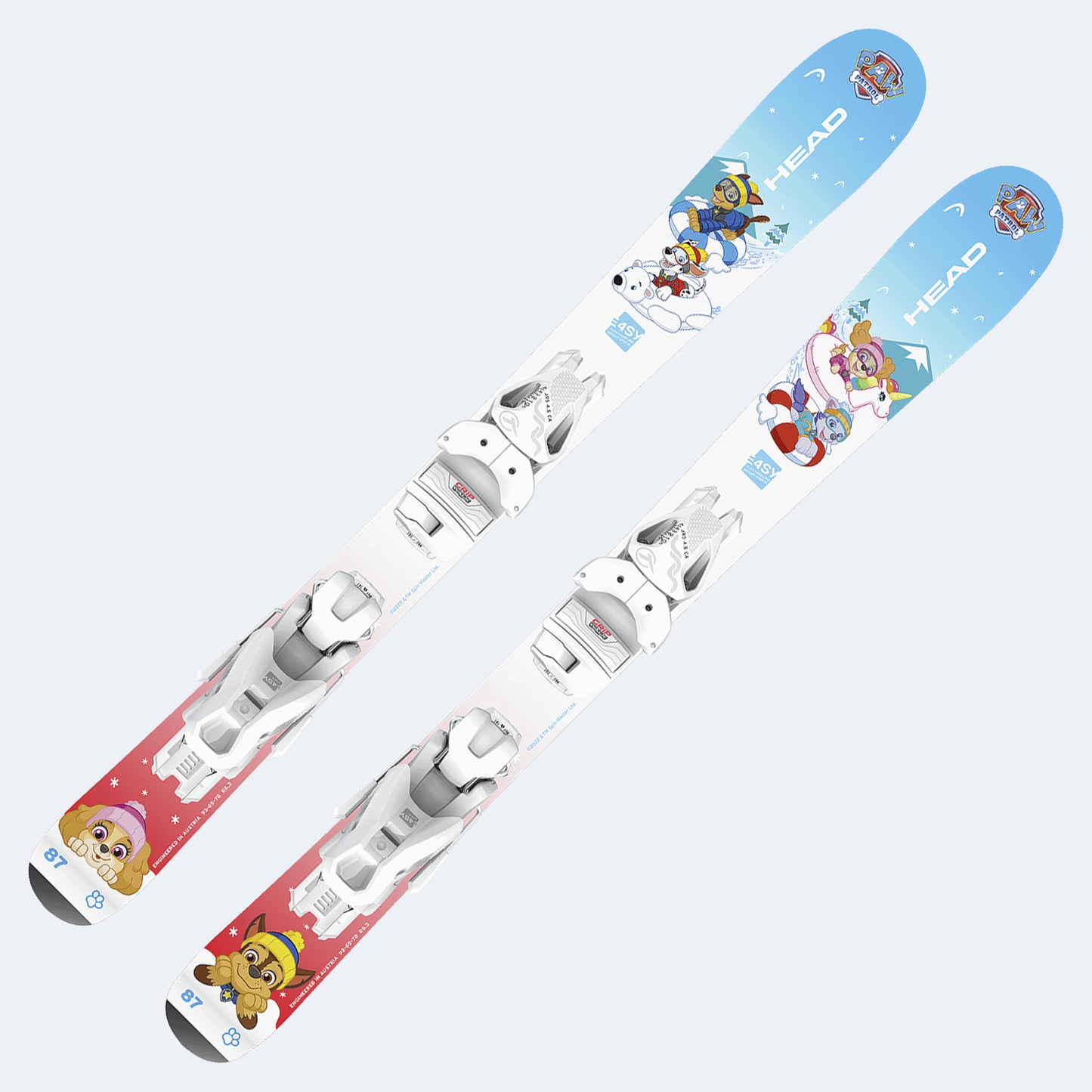 2026 Head Paw Patrol Jr Skis W/ JRS 4.5 GW Bindings