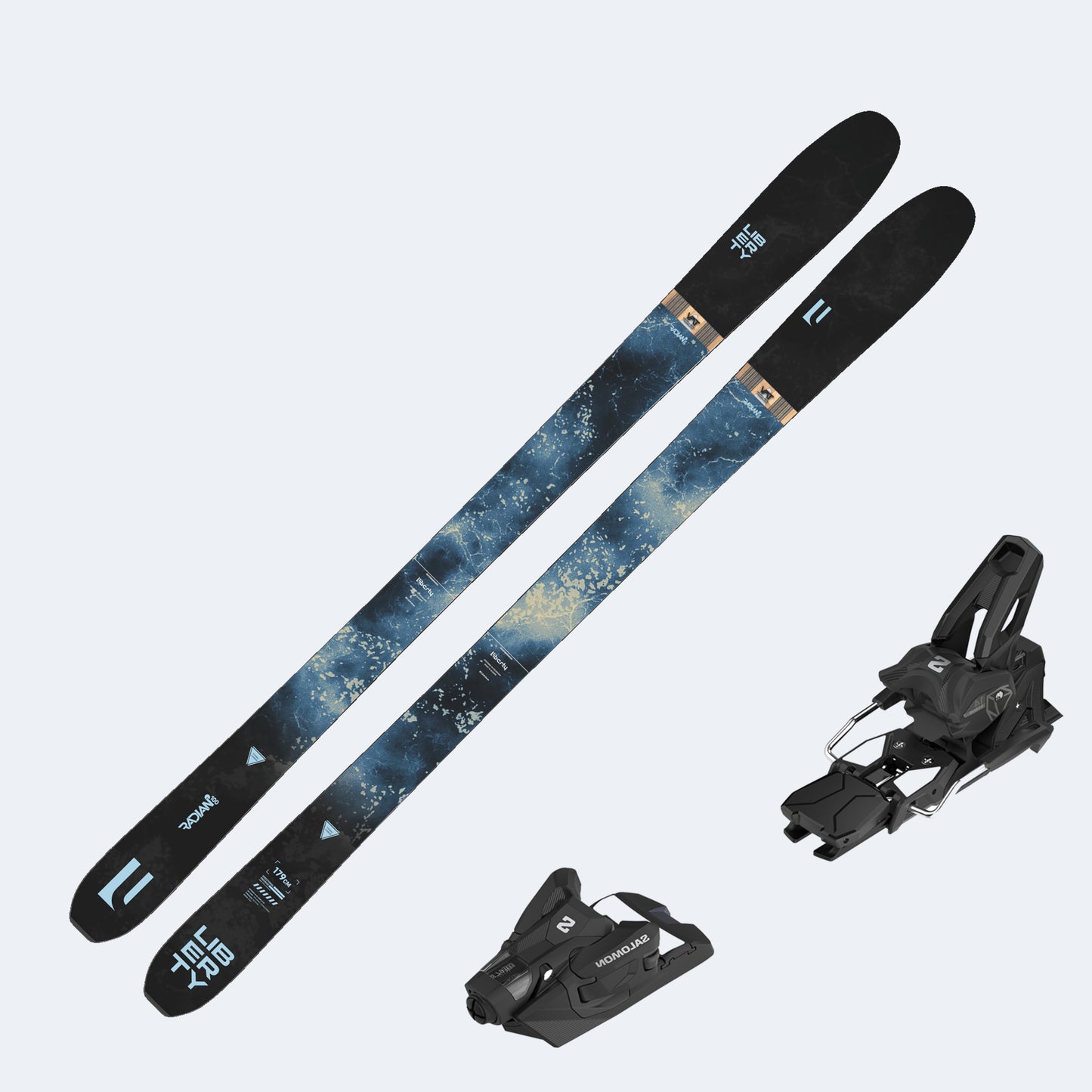 2026 Liberty Radian 100 Skis with Salomon Strive 14 GW Bindings
