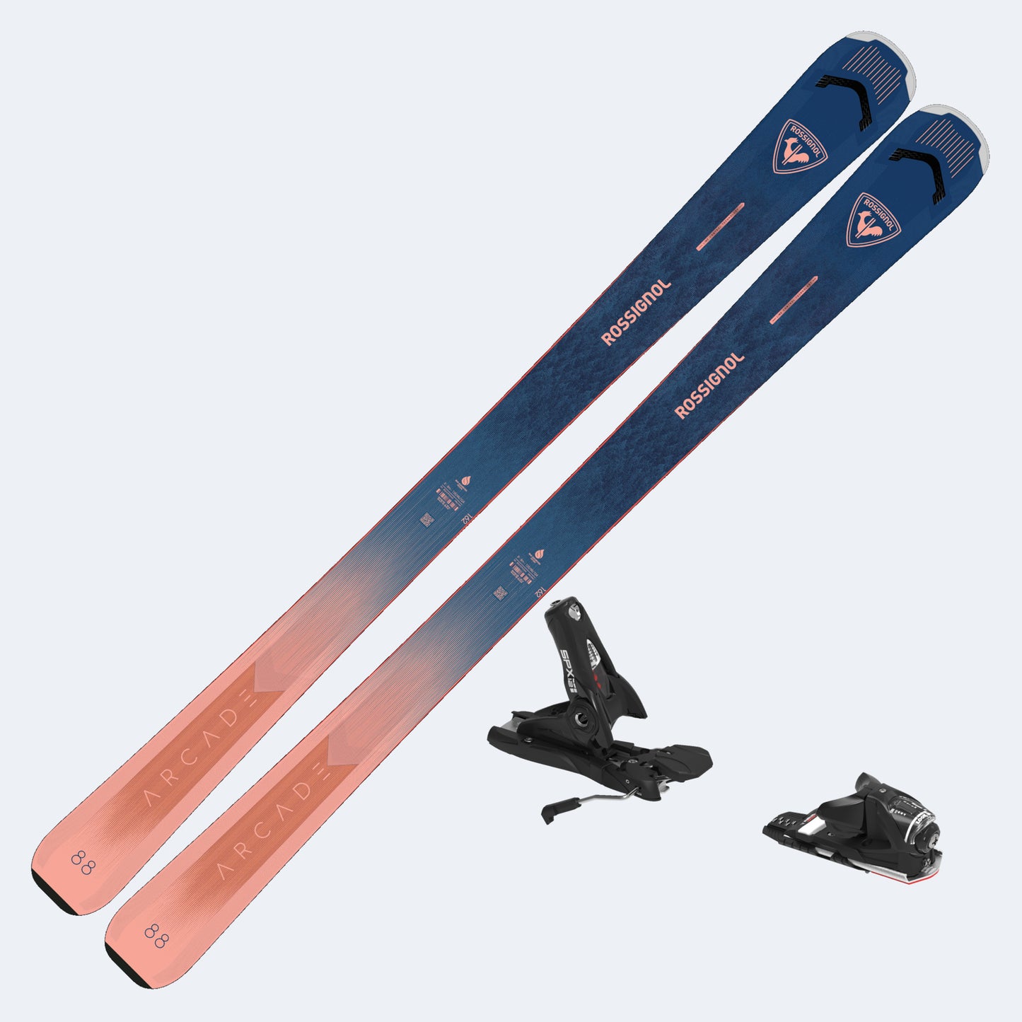 2026 Rossignol Arcade 88 Open Women's Demo Skis W/ SPX 12 Metricx Demo Bindings