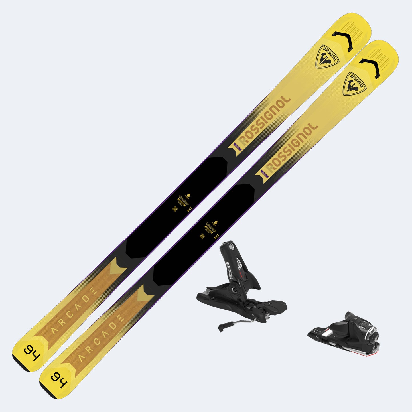 2026 Rossignol Arcade 94 Open Demo Skis W/ SPX 12 Metricx Demo Bindings