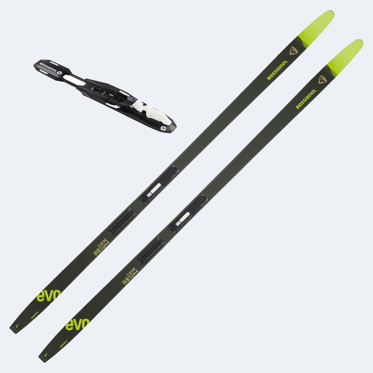 2026 Rossignol Evo XT 65 Skis with Rossignol XC 5 Boots and Poles
