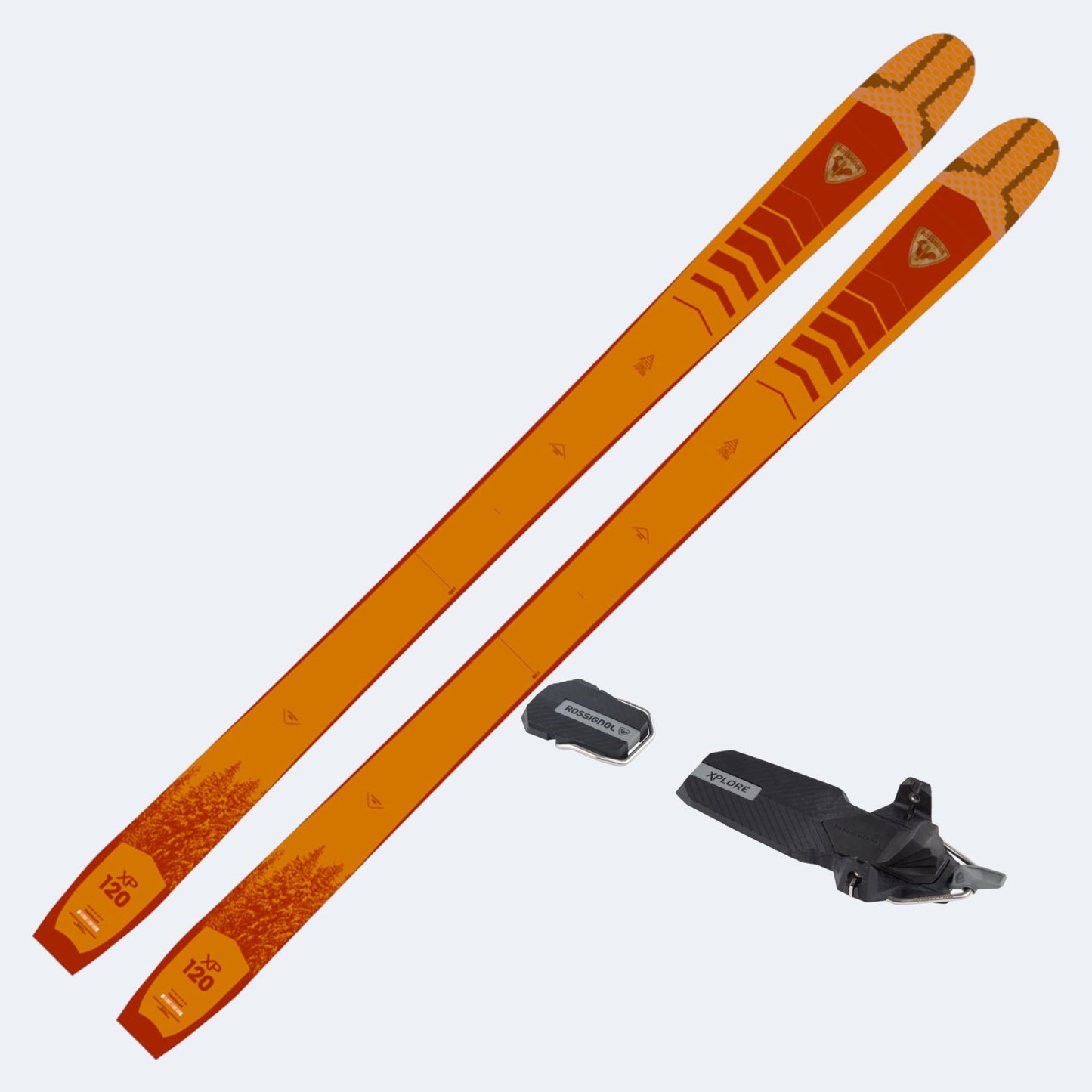 2026 Rossignol XP 120 Positrack XC Skis with Rossignol undefined Bindings