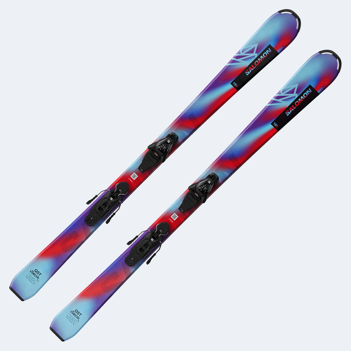 2026 Salomon QST Jr Junior Skis with SpeedMachine J Boots and Poles