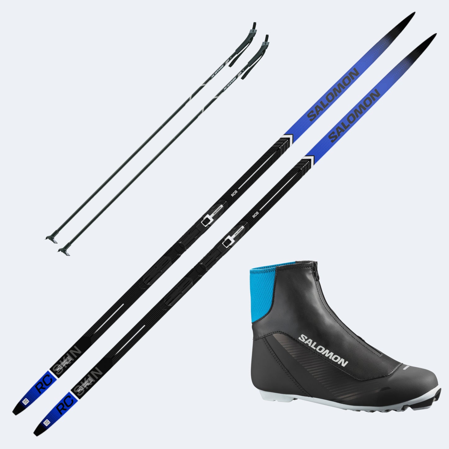 2026 Salomon Skis with Salomon RC7 Prolink Boots and Poles