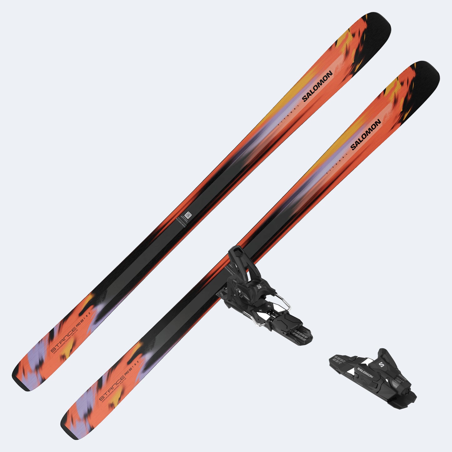 2026 Salomon Stance Pro 96 Demo Skis W/ Strive 13 Demo Bindings