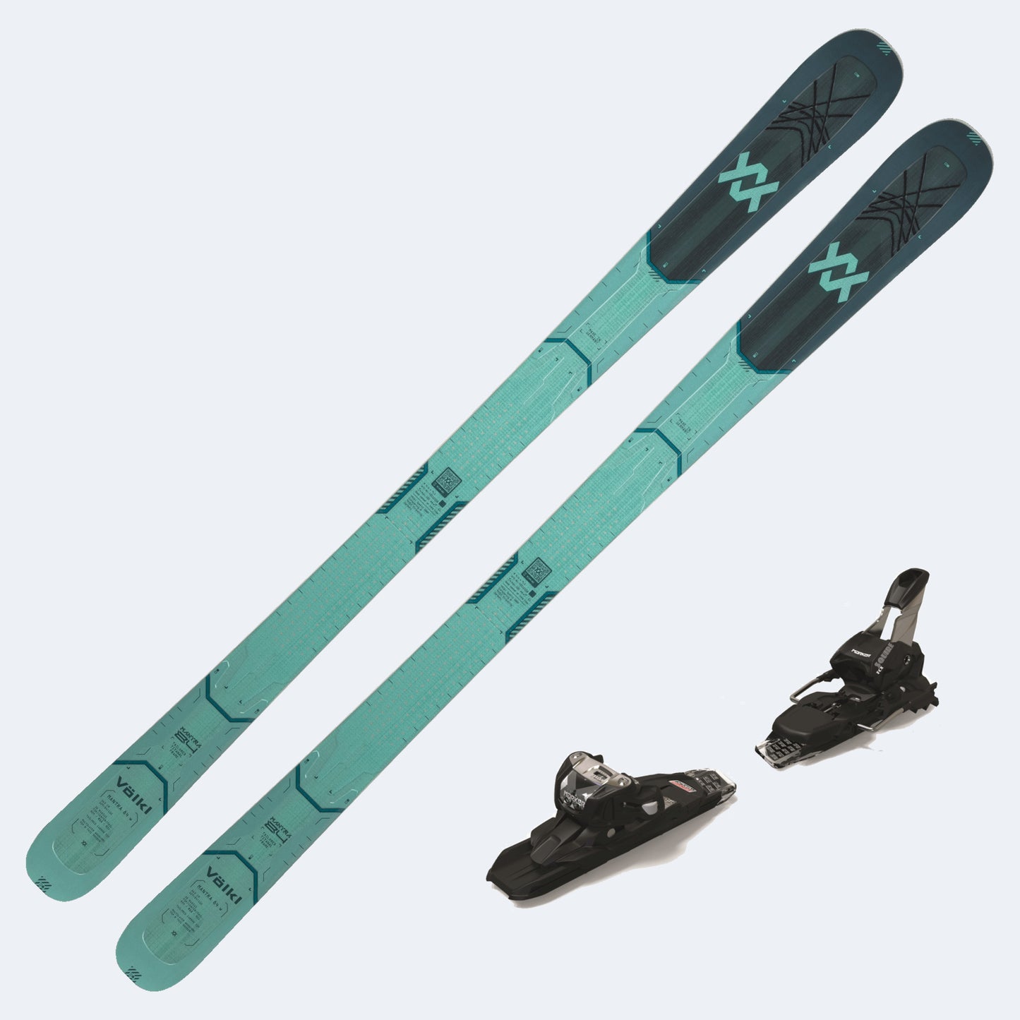 2026 Volkl Mantra 84 Women's Demo Skis W/ Squire 11 Demo Bindings