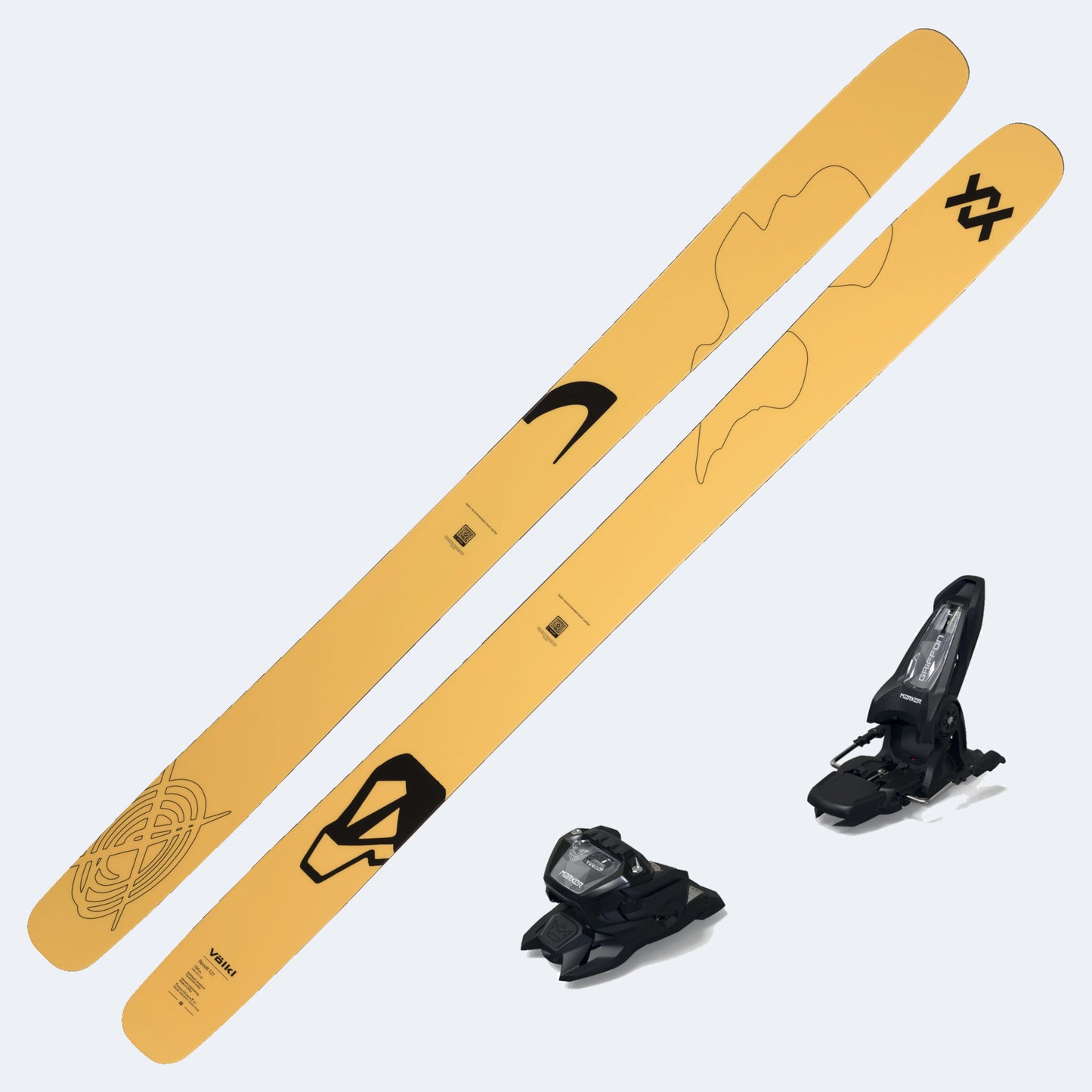 2026 Volkl Revolt 121 Skis with Marker Griffon 13 ID Bindings