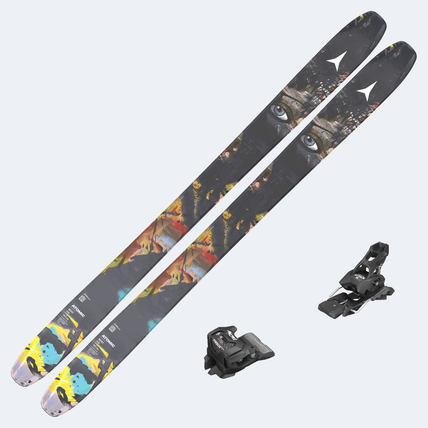 2027 Atomic Bent 110 Skis with Tyrolia Attack 14 GW Bindings