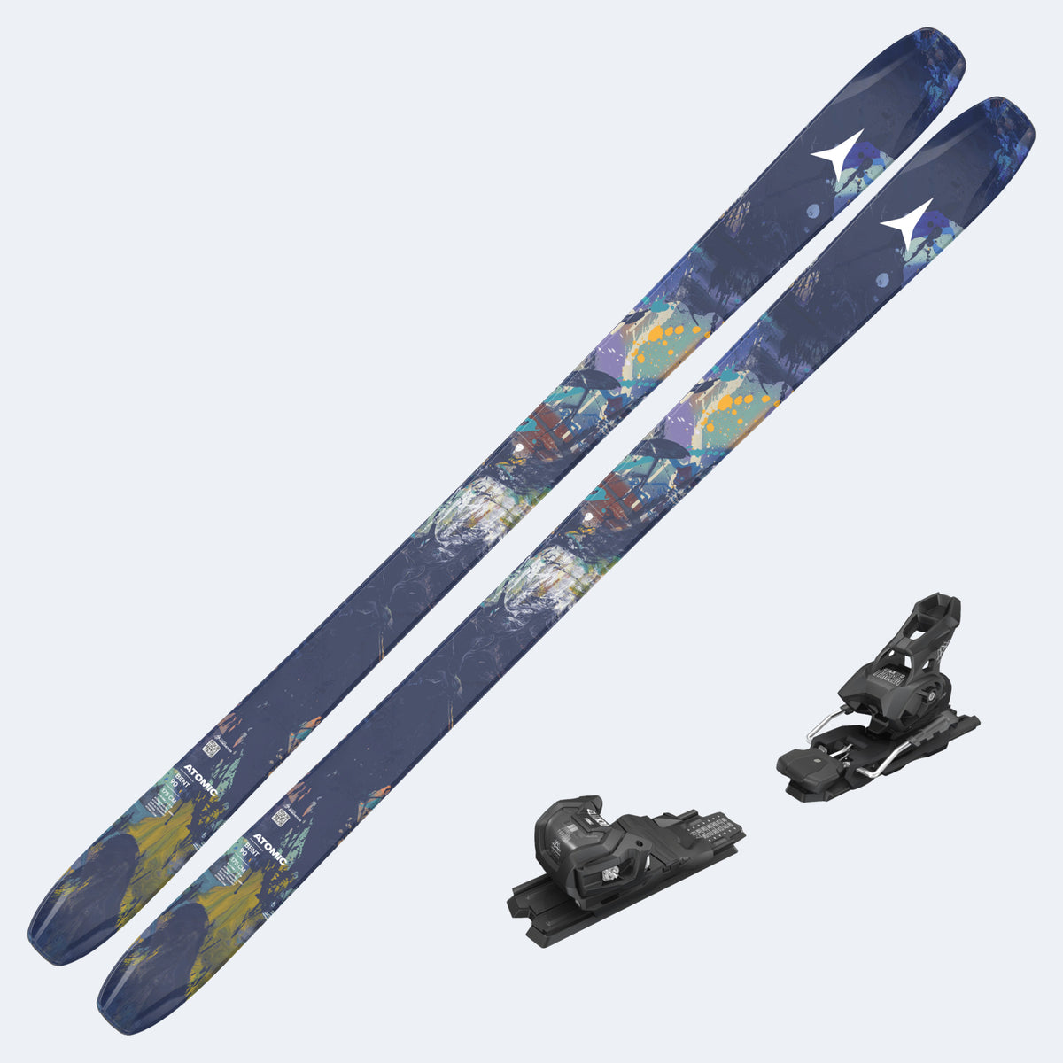 2027 Atomic Bent 90 Demo Skis with Tyrolia Attack LYT 13 GW Demo Bindings