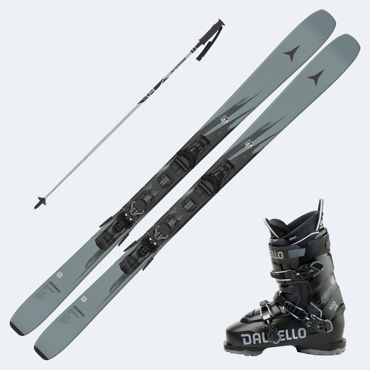 2027 Atomic Maverick 84 Skis with Dalbello Boots and Poles