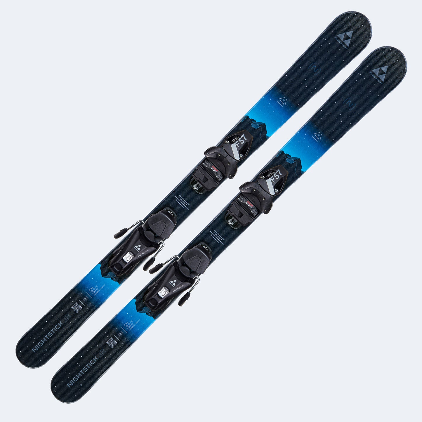 2027 Fischer Nightstick Jr Skis W/ FS CA JRS Bindings