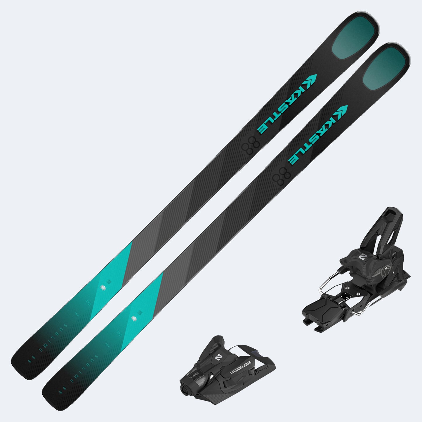 2027 Kastle Sublime 88 Skis with Salomon Strive 14 GW Bindings