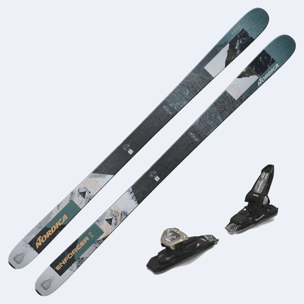 2027 Nordica Enforcer 94 Demo Skis with Marker Griffon 13D Demo Bindings
