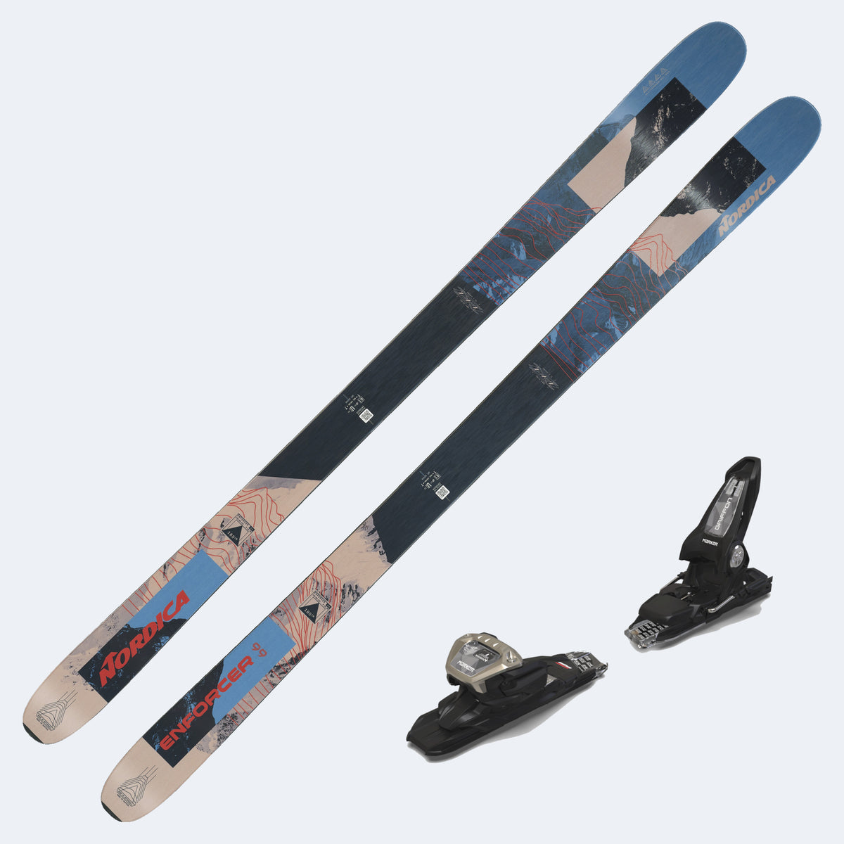 2027 Nordica Enforcer 99 Demo Skis with Marker Griffon 13D Demo Bindings