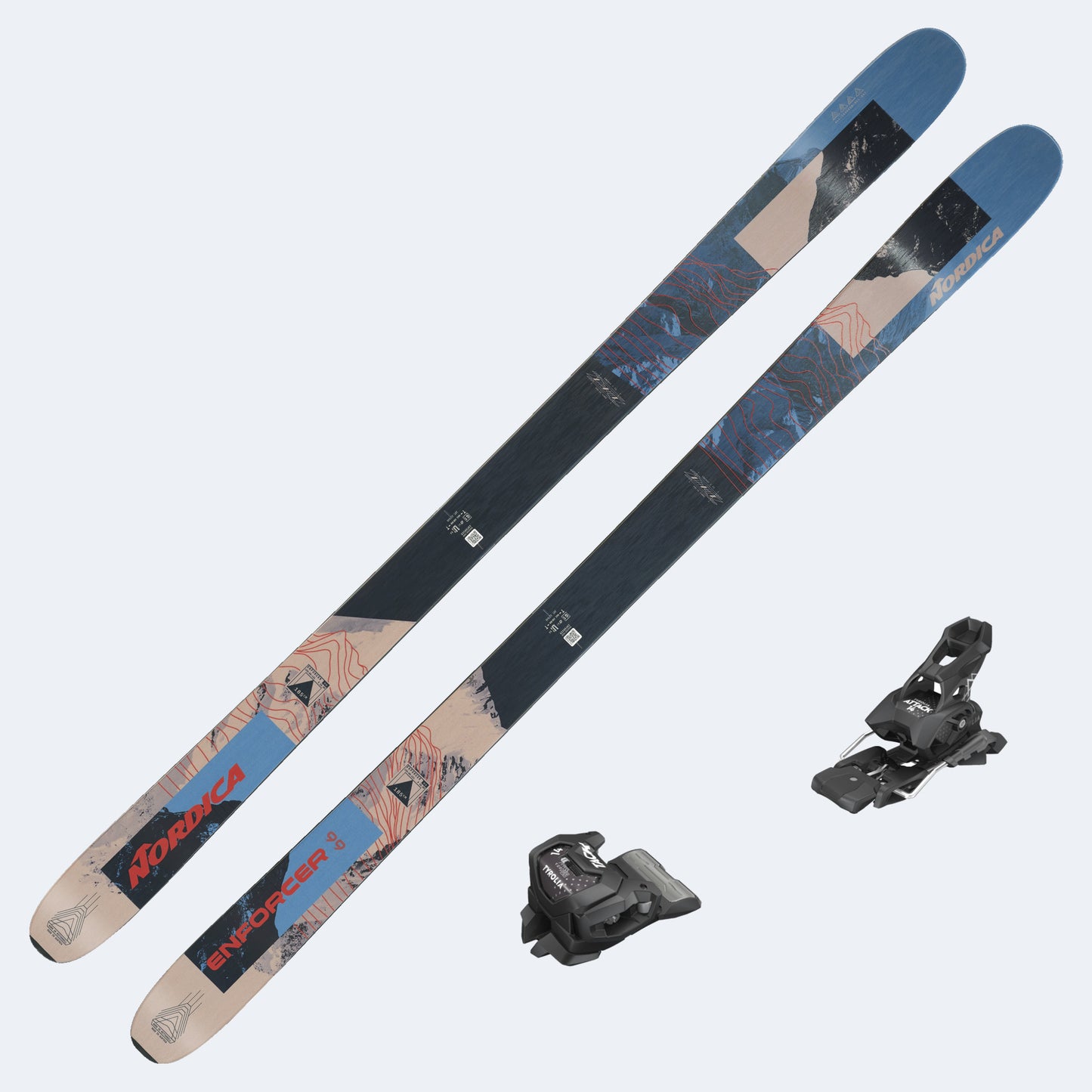 2027 Nordica Enforcer 99 Skis with Tyrolia Attack 14 GW Bindings