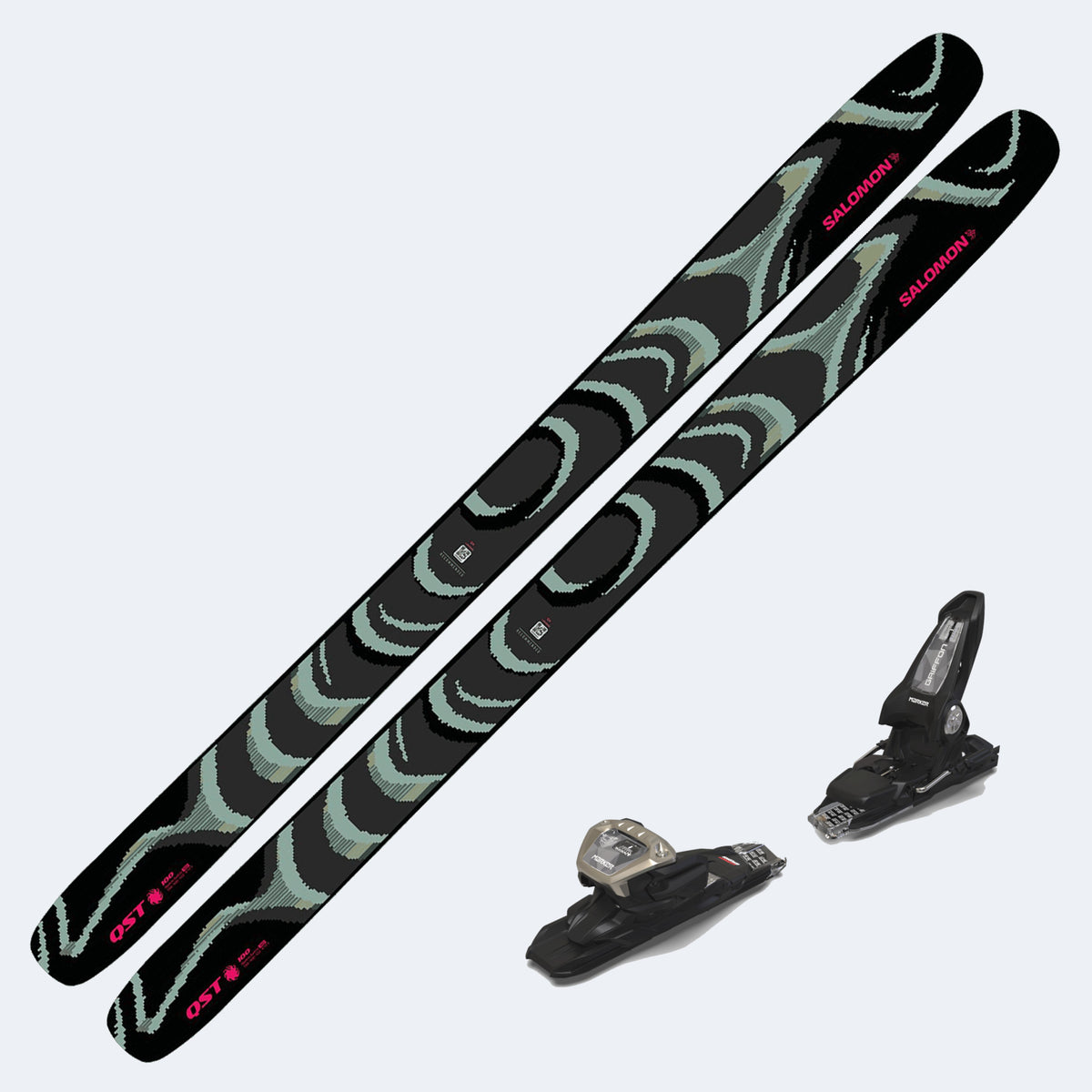 2027 Salomon QST 100 Demo Skis with Marker Griffon 13D Demo Bindings