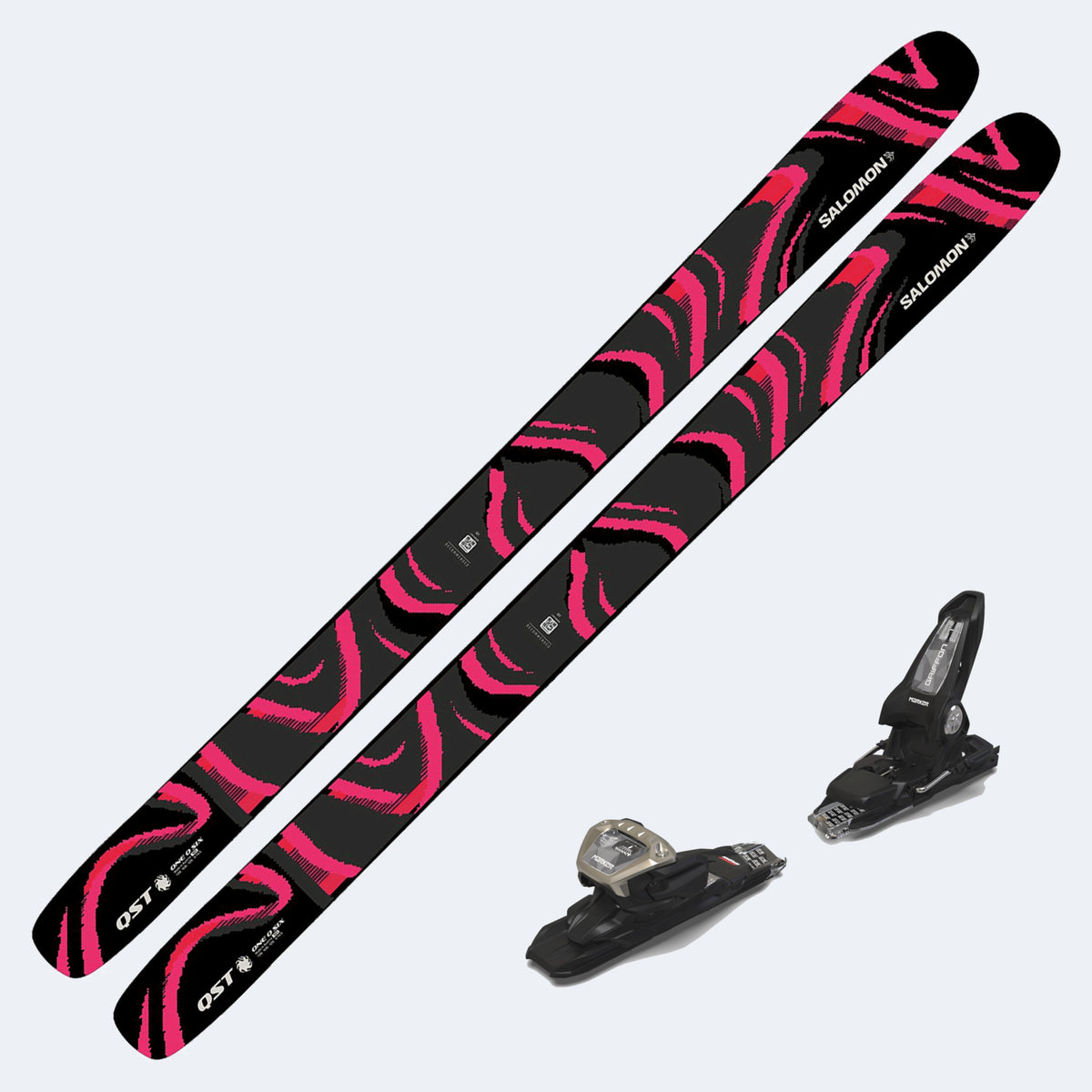 2027 Salomon QST 106 Demo Skis with Marker Griffon 13D Demo Bindings