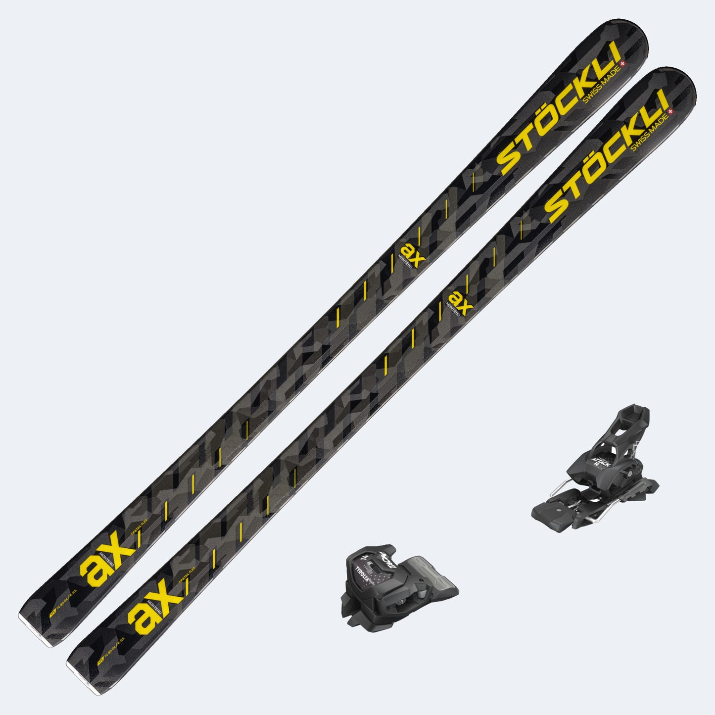 2027 Stockli Montero AX Skis with Tyrolia Attack 14 GW Bindings
