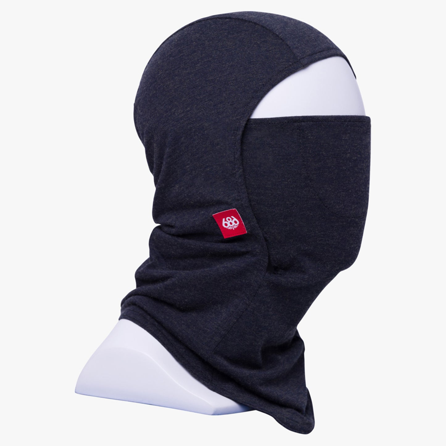 686 Deluxe Hinged Merino Balaclava - Black Heather