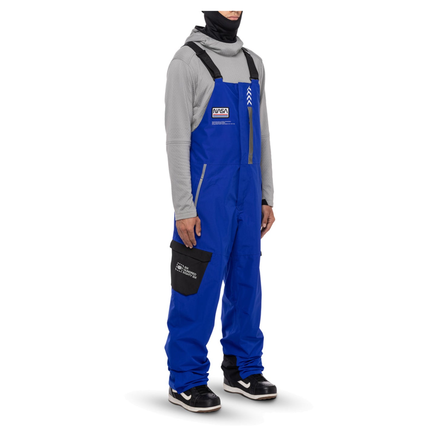686 Exploration Men's Bib - Nasa Orange Black - XL