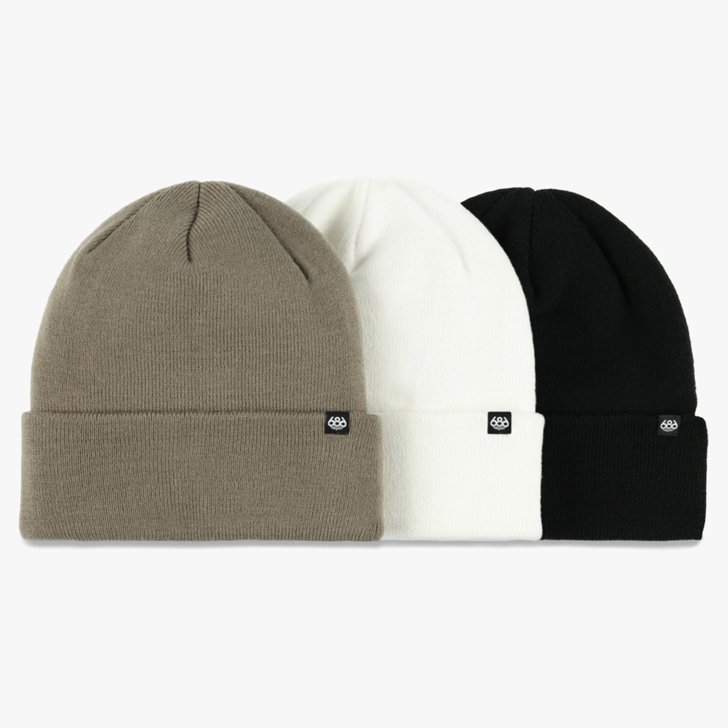 686 Standard Roll Up Beanie - (3 Pack) - Assorted