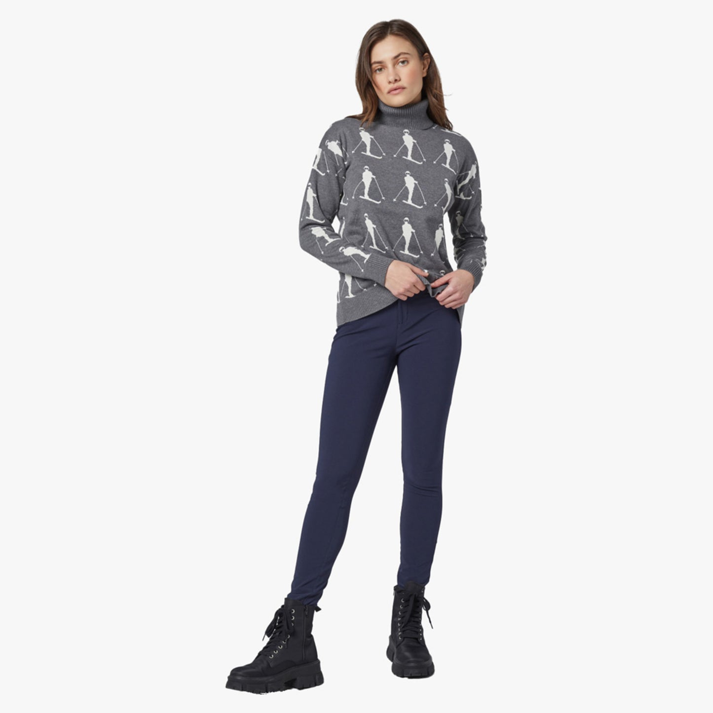 Alp-N-Rock Dani Vintage Women's Sweater - Heather Grey - XL