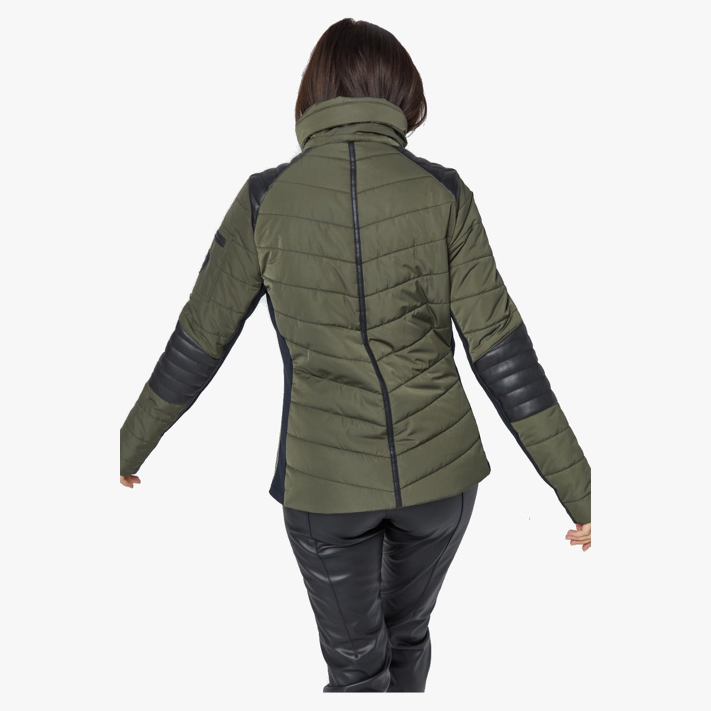 Alp-N-Rock Machina Women's Moto Jacket - Olive - XL