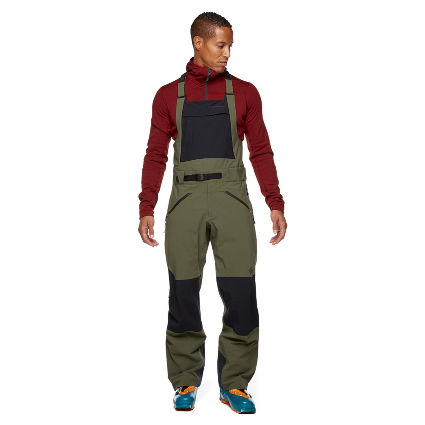 Black Diamond Recon Stretch Men's Bibs - TUNDRA - XL