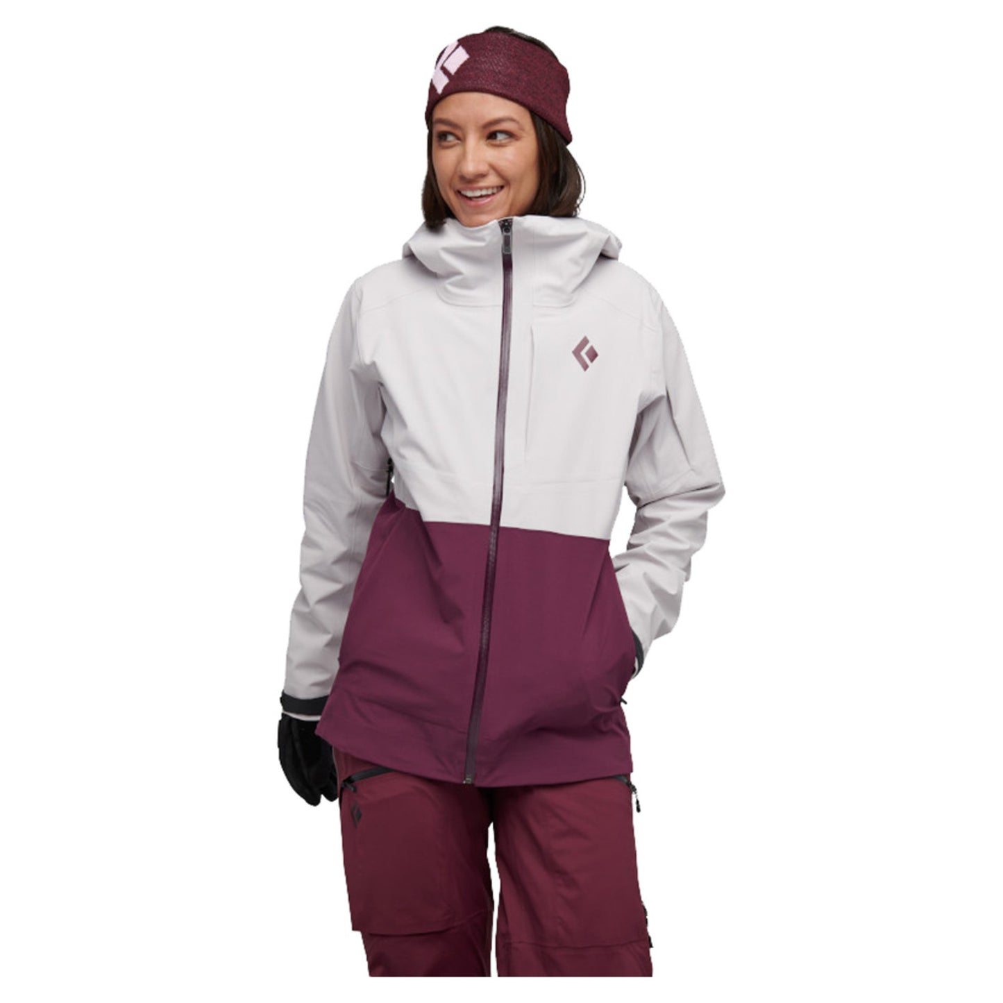 Black Diamond Recon Stretch Women's Ski Shell - ICE PINK BLACKB - XS