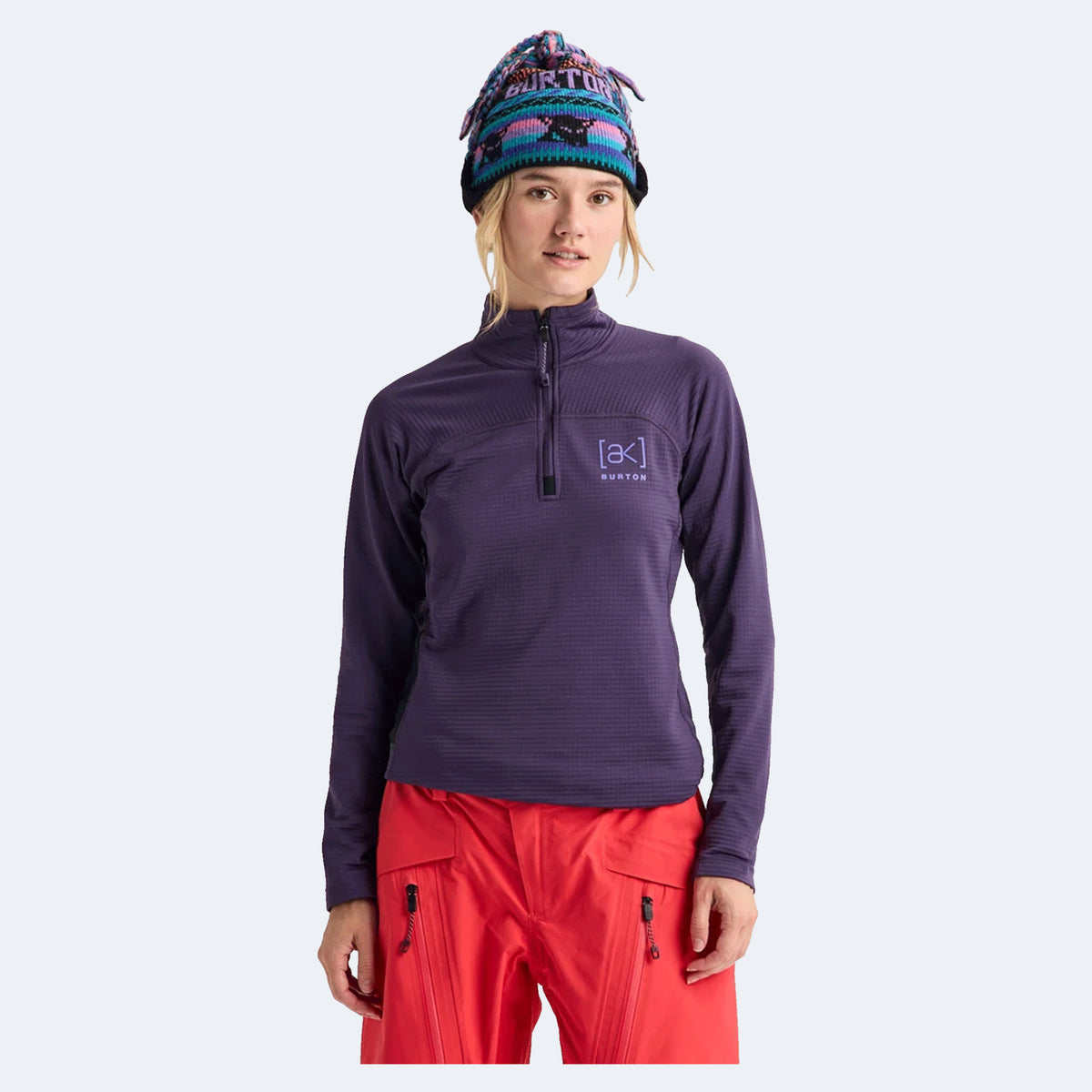 Burton AK Helium Grid Fleece Women's Quarter-Zip
