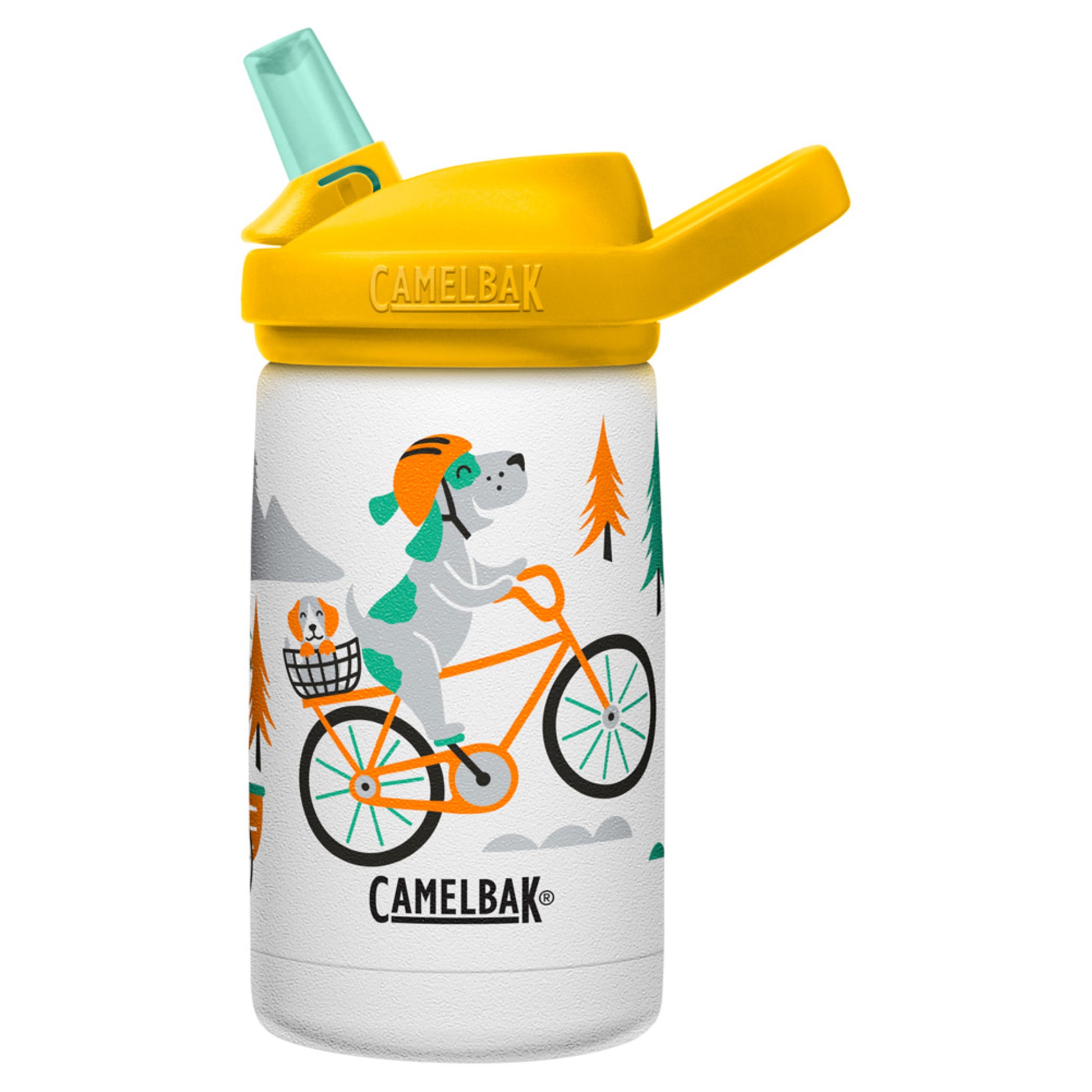 Camelbak eddy+ Kid's SST Vacuum Insulated 12 oz. Water Bottle - BIKING DOGS