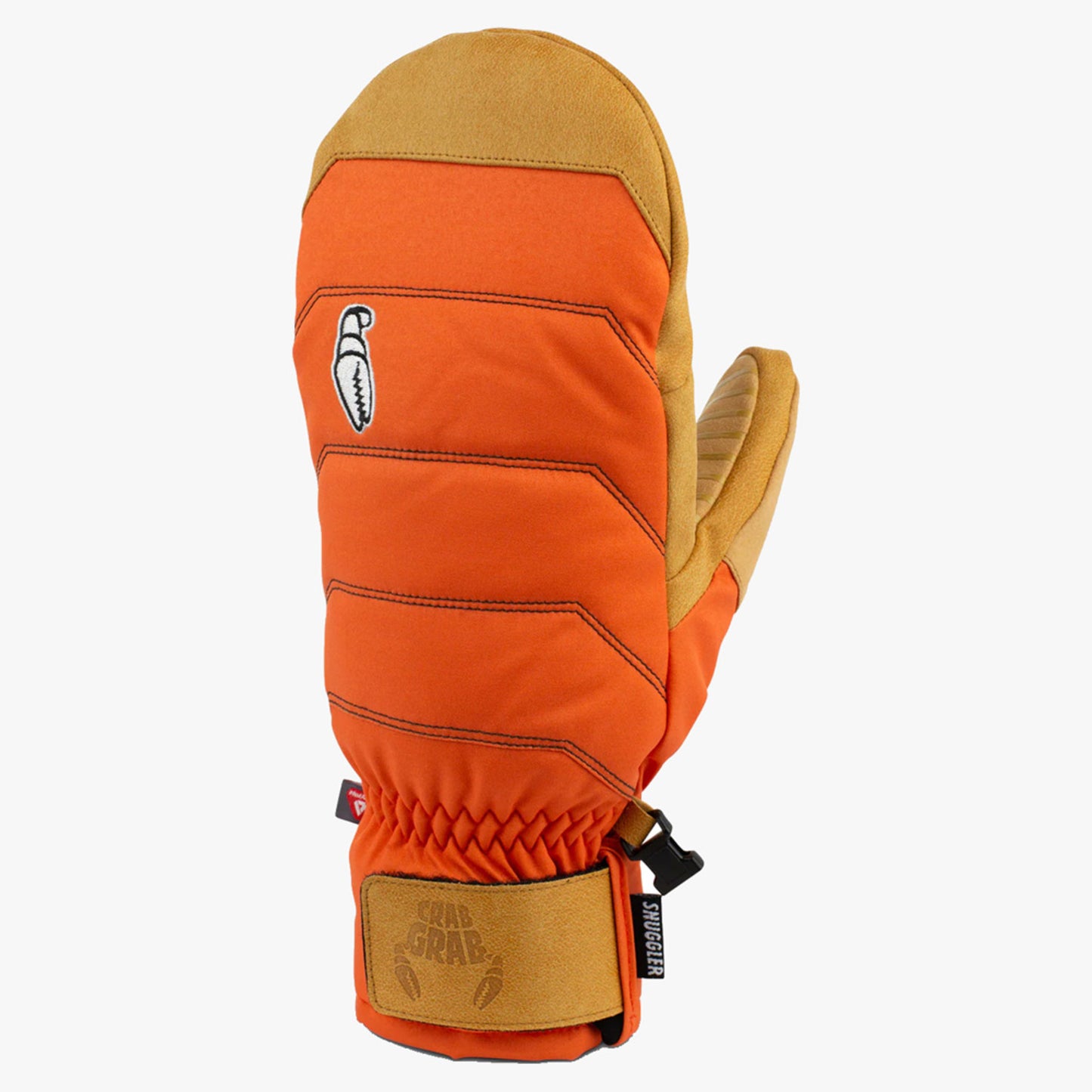 Crab Grab Snuggler Men's Mitts - Orange - XL