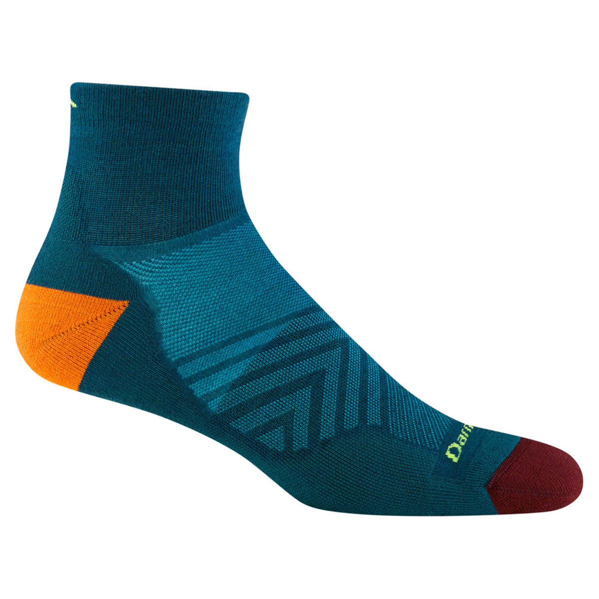 Darn Tough 1/4 Ultra Light Men's Sock - DARK TEAL - XL
