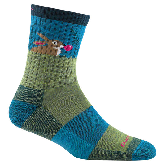 Darn Tough Bubble Bunny Micro Crew Lightweight Kid's Sock - WILLOW - S