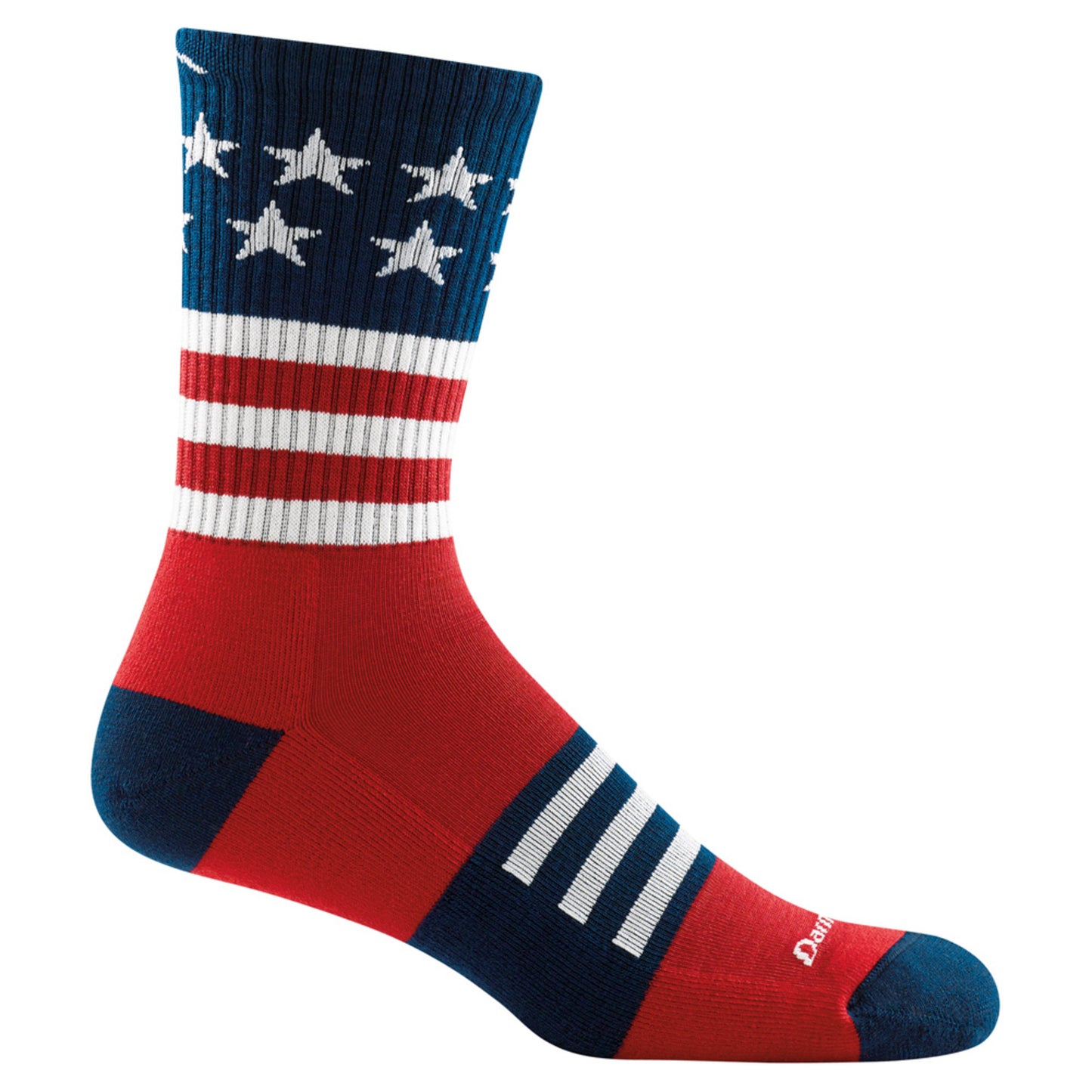 Darn Tough Captain Stripe Micro Crew Lightweight Men's Socks - STARS STRIPES - XL