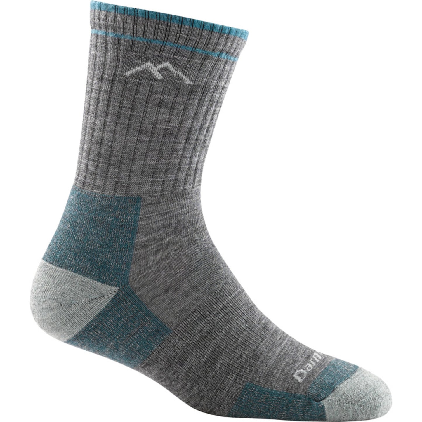 Darn Tough Ladies Merino Wool Micro Crew Cushion Sock - SLATE - XL