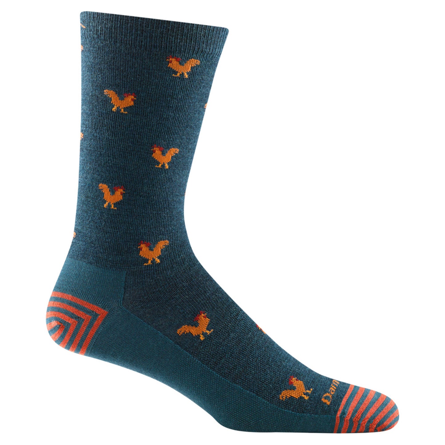 Darn Tough Men's Strut Crew Lightweight Sock - DARK TEAL - XL