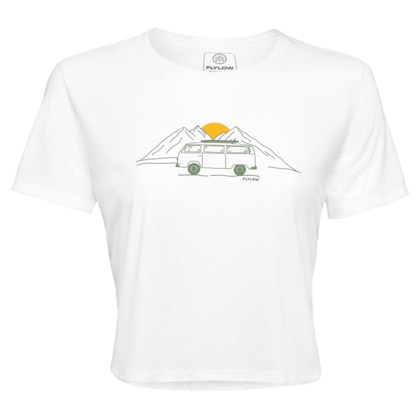 Flylow Sunset Women's Tee - WHITE - XL