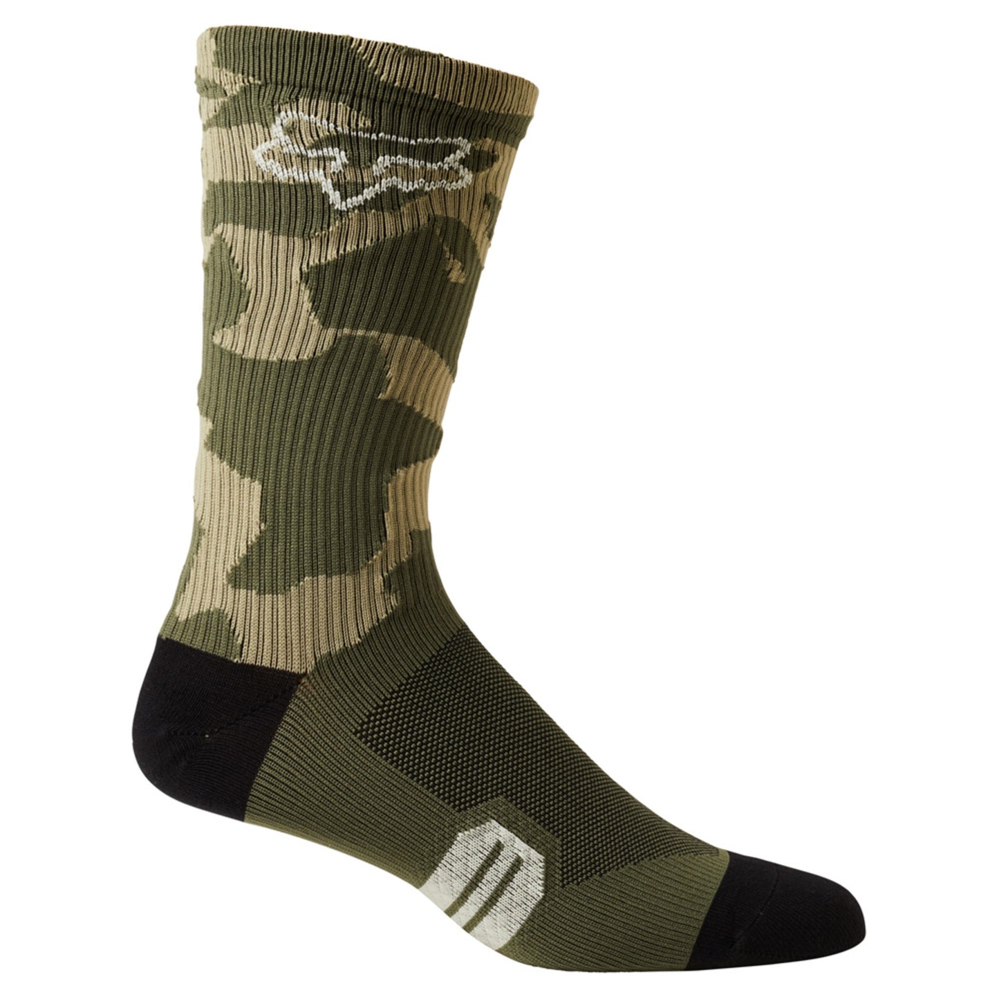 Fox 8" Ranger Men's Sock - GREEN CAMO - S M
