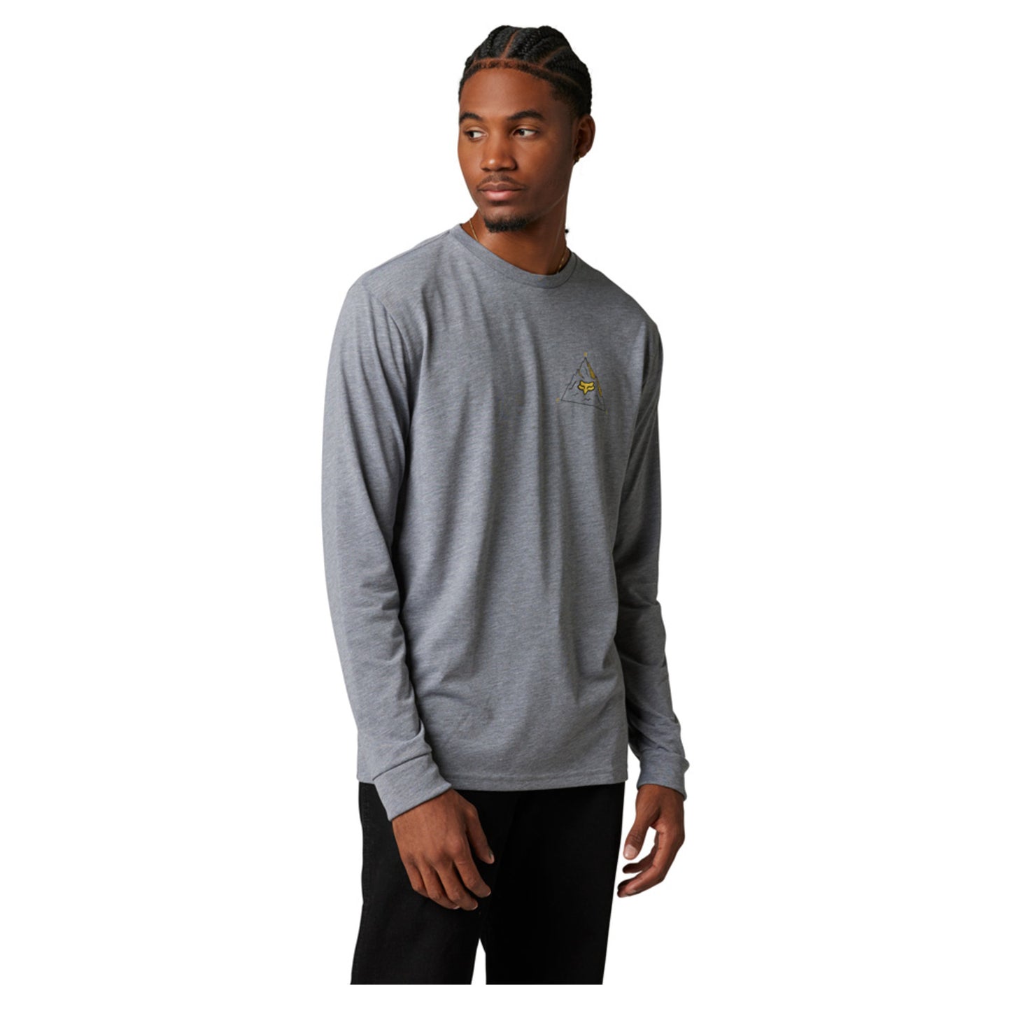 Fox Finisher LS Tech Men's Tee - HEATHER GRAPHIT - XL