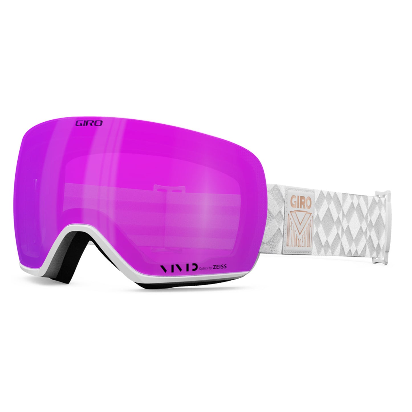 Giro Lusi Women's Goggle - WHITE LIMITLESS - VIVID PINK