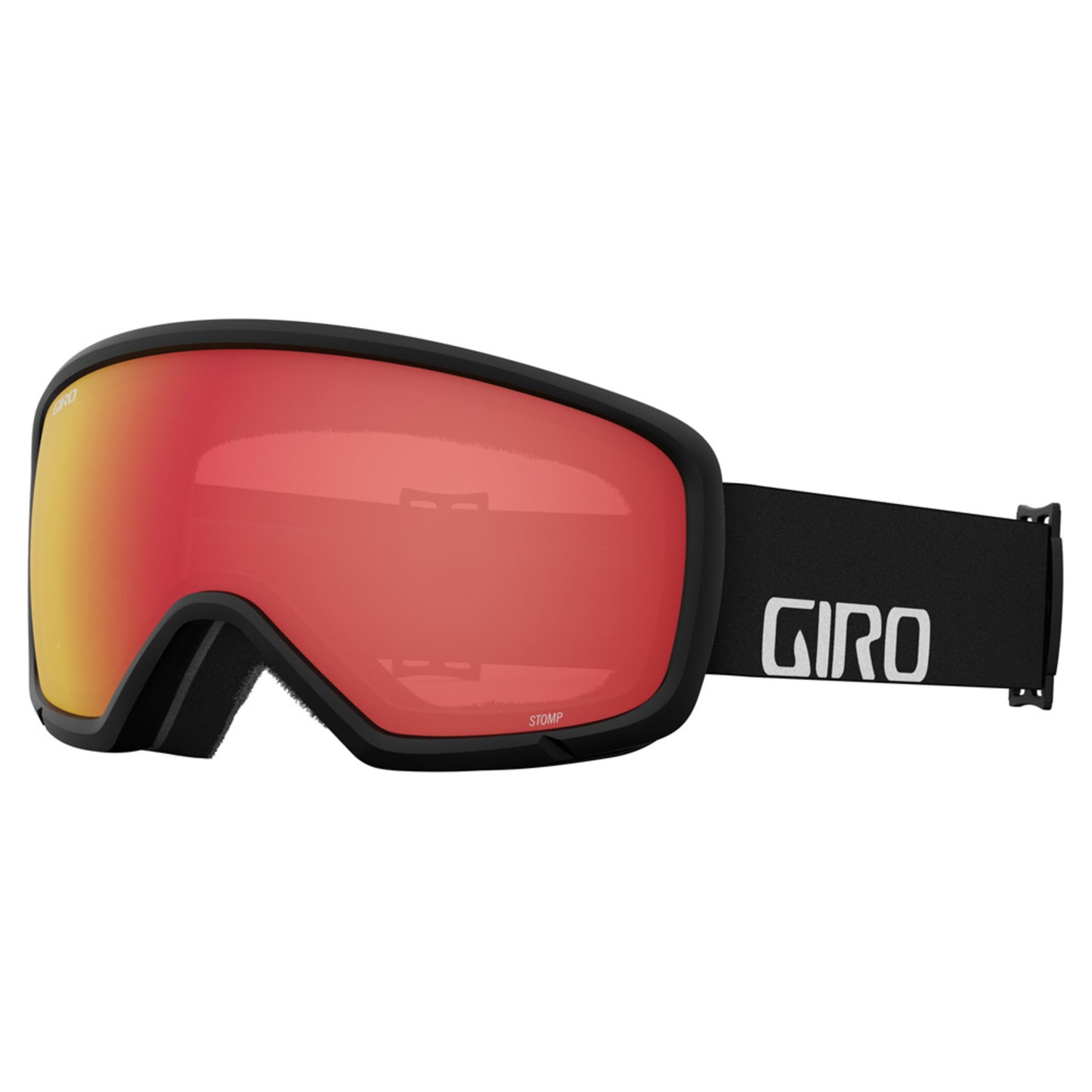 Giro Stomp Youth Goggles - BLACK WORDMARK - AMBER SCARLET