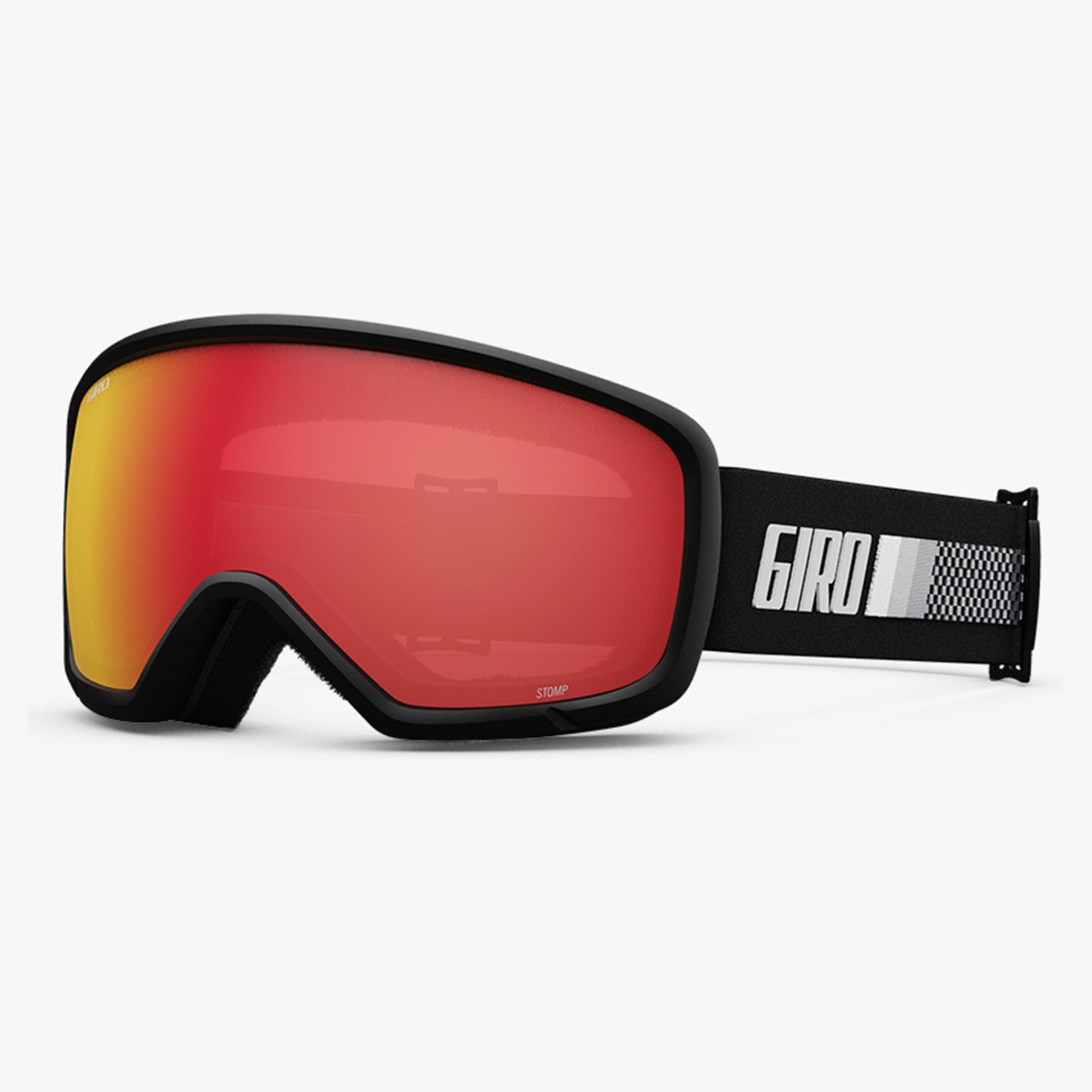 Giro Stomp Youth Goggles - Black Rokki Rolli - Amber Scarlet