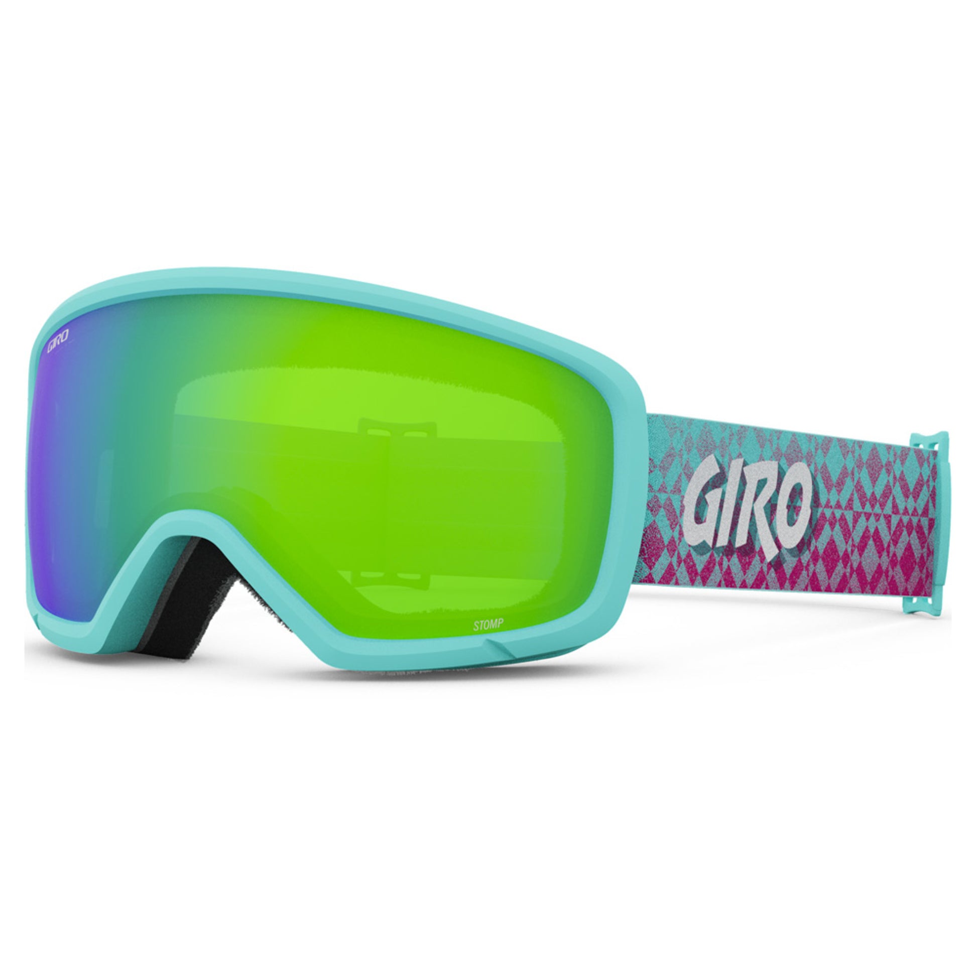 Giro Stomp Youth Goggles - GLAZE BLUE COVE - LODEN GREEN